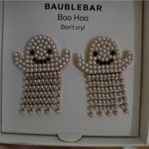 NWOT Baublebar Boo Hoo Earrings